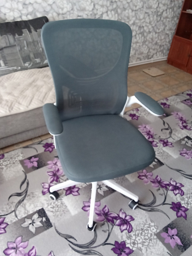 Компьютерное кресло Konfi gray / blue / white фото покупателя 148