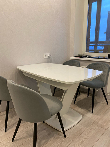 Стул на металлокаркасе Gabi latte / gold / black фото покупателя 460