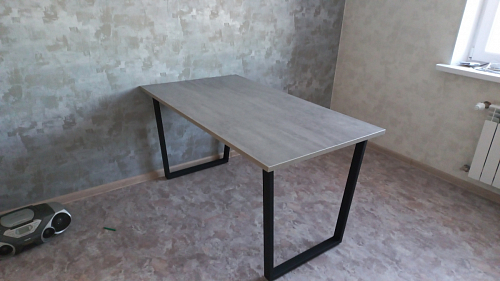 Деревянный стол Лота Лофт 120x75 дуб крафт табачный / черный матовый фото покупателя 375