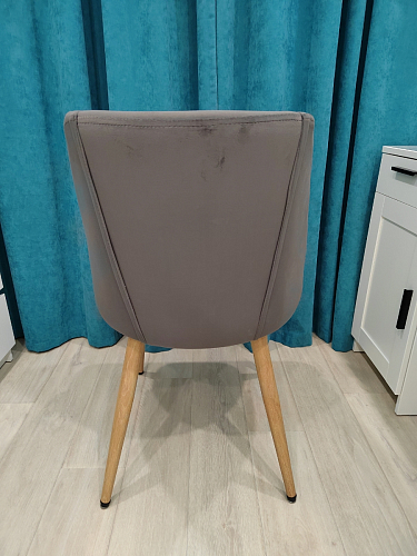 Стул на металлокаркасе Morgan blue / black фото покупателя 3