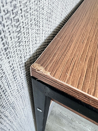 Письменный стол Леон Лофт дуб делано светлый / белый матовый фото покупателя 10