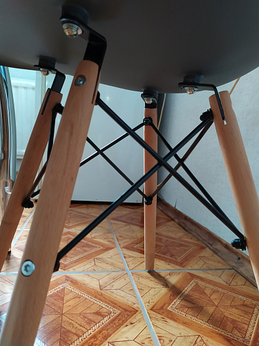 Стул Cindy Eames mod. 001 khaki / natural фото покупателя 500