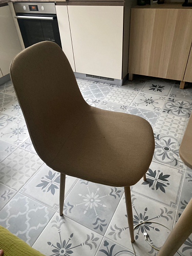 Стул на металлокаркасе Lilu 05 gray / white фото покупателя 16