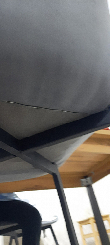 Стул на металлокаркасе Челси К крутящийся бирюзовый / черный фото покупателя 249