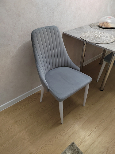 Стул на металлокаркасе Kora black / gray фото покупателя 437