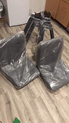 Комплект стульев Чилли 2 шт бежевый / черный фото покупателя 399