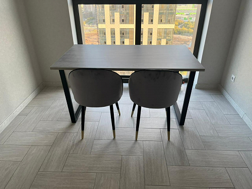 Деревянный стол Лота Лофт 120x75 дуб крафт табачный / черный матовый фото покупателя 384