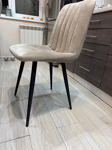 Стул на металлокаркасе Дани темно-серый (zd 995) / черный фото покупателя 34