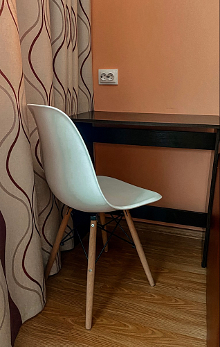 Пластиковый стул Eames PC-015 серо-голубой / дерево фото покупателя 366