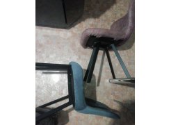 Стул на металлокаркасе Челси серый 02 / черный фото покупателя 181