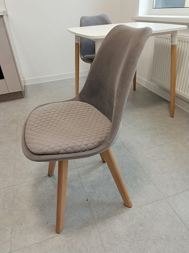 Деревянный стул Bonuss light gray / wood фото покупателя 63