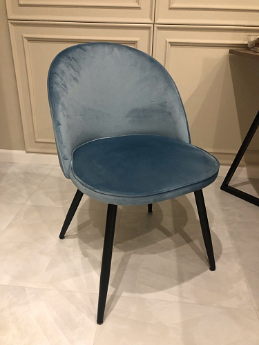 Стул на металлокаркасе Dodo blue фото покупателя 22
