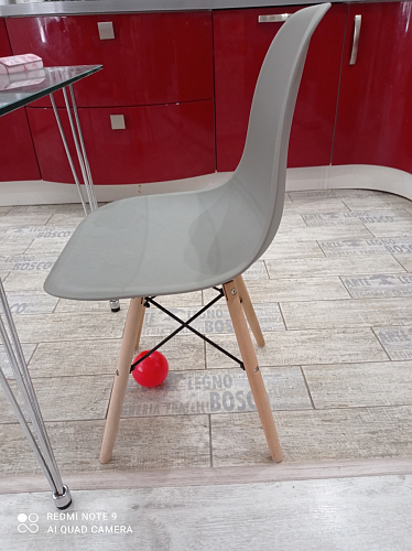 Пластиковый стул Eames PC-015 желтый фото покупателя 472