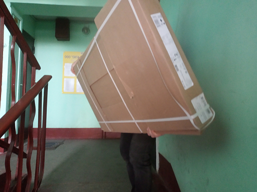 Стол компьютерный КСТ-16 бетон / белый фото покупателя 140