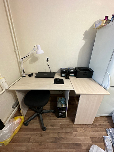 Стол письменный Kiwi белый  - Уцененный экземпляр фото покупателя 59