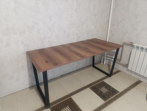 Деревянный стол Лота Лофт 120x75 дуб крафт табачный / черный матовый фото покупателя 708