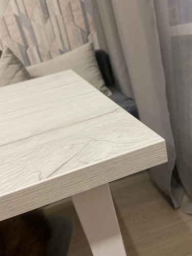 Деревянный стол Лота Лофт 120x75 дуб крафт табачный / черный матовый фото покупателя 672