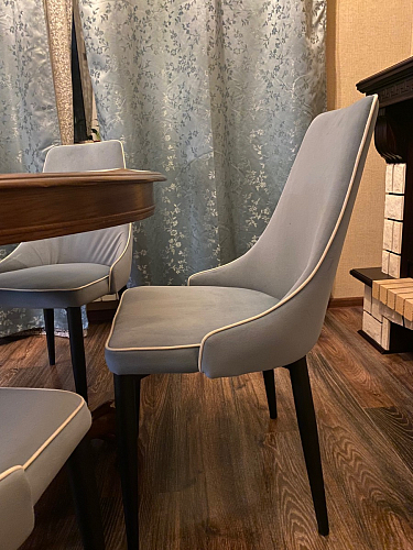 Стул на металлокаркасе Kora white / gray фото покупателя 303