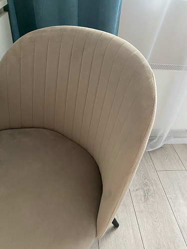 Стул на металлокаркасе Gabi latte / gold / black фото покупателя 487