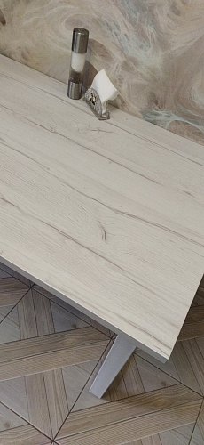 Деревянный стол Лота Лофт 140х80 дуб крафт табачный / черный матовый фото покупателя 664