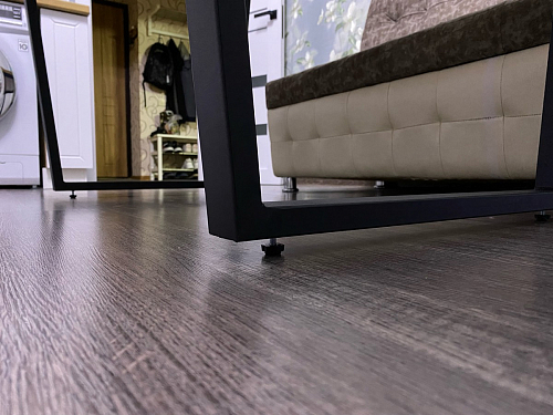 Стол раскладной Лота Лофт 120 25 мм юта / черный матовый фото покупателя 549