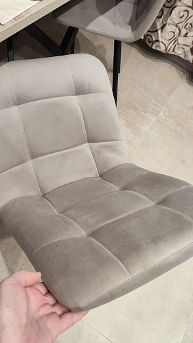 Комплект стульев Чилли 2 шт бежевый / черный фото покупателя 1470