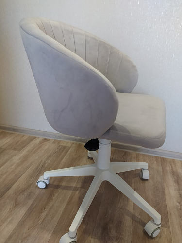 Компьютерное кресло Пард экокожа белый фото покупателя 43