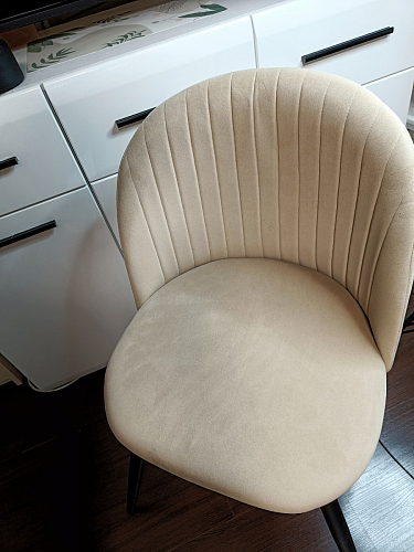 Стул на металлокаркасе Gabi-1 wine red / black фото покупателя 150