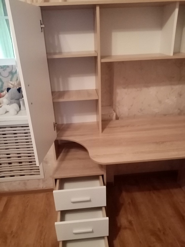 Письменный стол КСТ-16 левый венге / беленый дуб фото покупателя 65