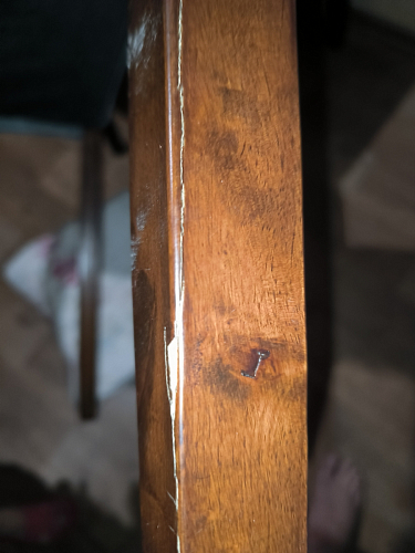 Стул Amelia dark walnut / fabric purple фото покупателя 15