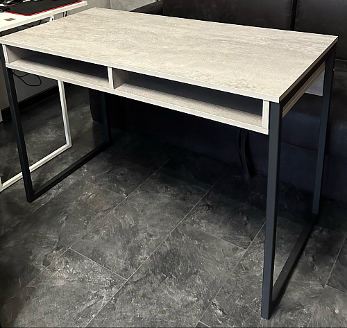 Письменный стол Леон Лофт черный матовый / дуб вотан фото покупателя 58