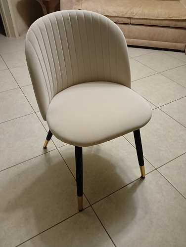 Стул на металлокаркасе Gabi gray / black фото покупателя 843