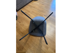 Стул на металлокаркасе Челси светло-серый / черный каркас фото покупателя 22