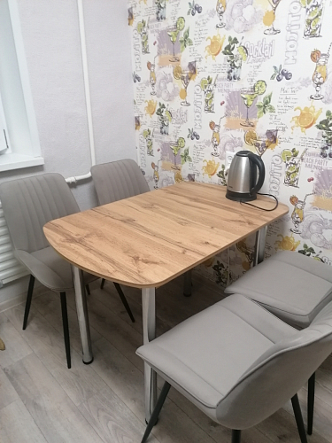 Комплект стульев Вейв 4 шт светло-серый / черный фото покупателя 53