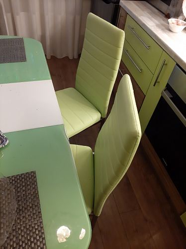 Стул на металлокаркасе DC2-001 green / black фото покупателя 33