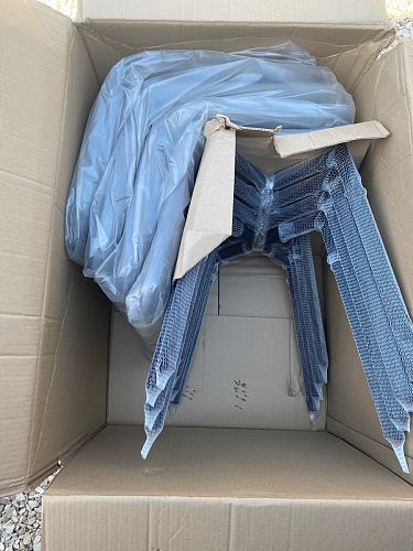 Стул на металлокаркасе Чилли К черный / зеленый фото покупателя 558