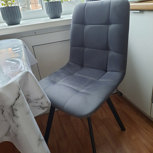 Стул Чилли 2 темно-серый  / черный фото покупателя 1038