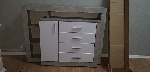 Комод Mирандa atelier / белый глянец фото покупателя 15