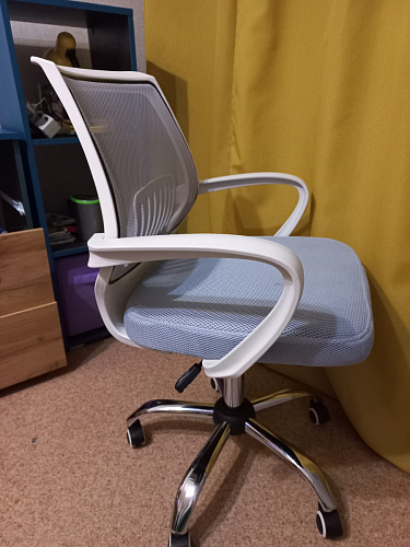 Компьютерное кресло Ergoplus blue / gray / white фото покупателя 4