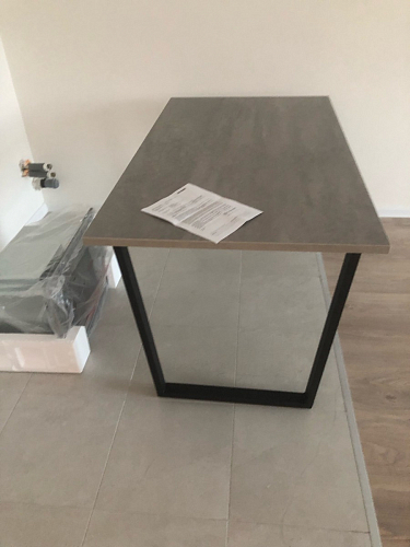 Деревянный стол Лота Лофт 140х80 дуб крафт табачный / черный матовый фото покупателя 7