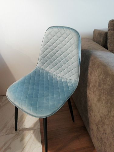 Стул на металлокаркасе Capri dark beige / white фото покупателя 29