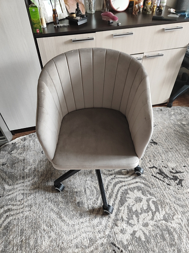 Компьютерное кресло Тибо 01 светло-коричневый / черный фото покупателя 22