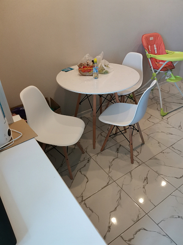 Пластиковый стул Eames PC-015 серый фото покупателя 376