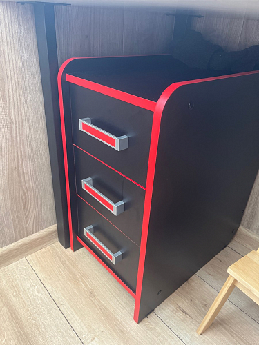 Тумба Ханна черная / красная - Уцененный экземпляр фото покупателя 85