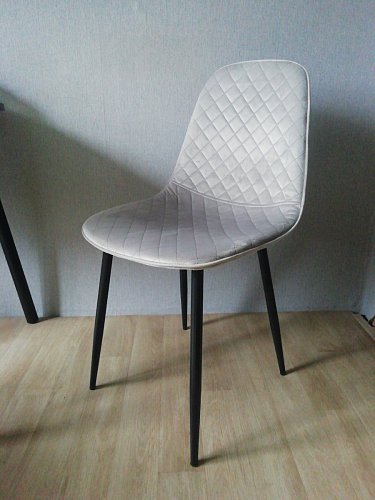 Стул на металлокаркасе Capri голубой фото покупателя 26