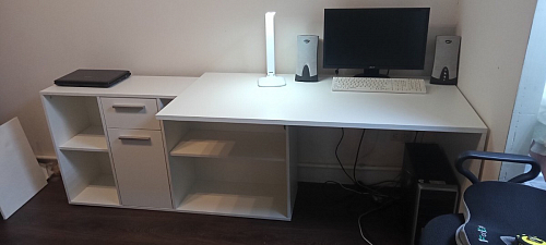 Письменный стол Лайт 03.245F белый гладкий 101 фото покупателя 150