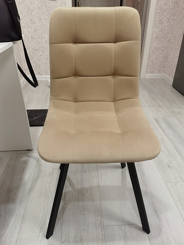 Комплект стульев Чилли 4 шт темно-серый / черный фото покупателя 278