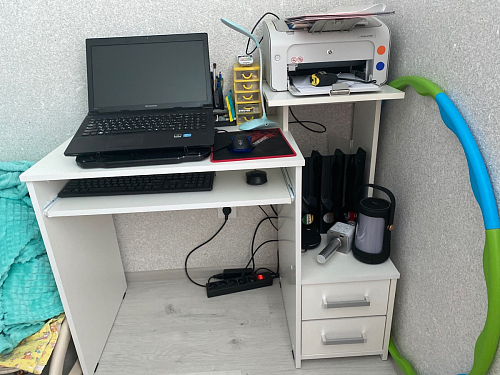 Компьютерный стол Джаз-24 левый дуб сонома фото покупателя 184