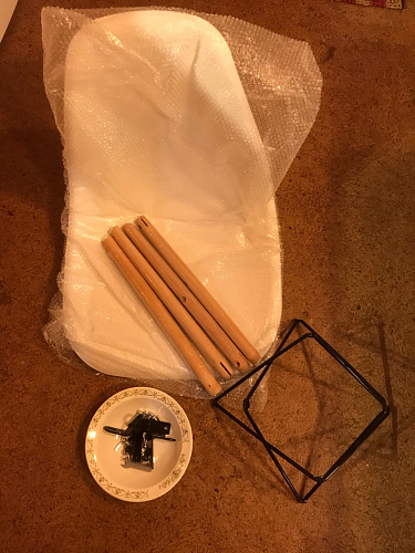 Стул Cindy Eames mod. 001 khaki / natural фото покупателя 464