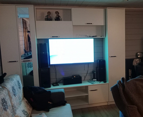 Готовая гостиная Бертелена белое дерево / белое дерево фото покупателя 113